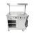 Parry MSB9G Mobile Bain Marie Servery with Heated Gantry W900mm Cap: 54 Plated Meals - view 3