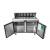 Atosa MSF8303GR 2 Door Refrigerated Salad Prep Counter W1530mm - view 2