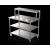 NordStar STCMCB1200MS Mobile Centre Table with Mid Shelf & 1 Tier Heated Gantry W1200mm - view 4