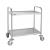 Stainless Steel 2 Tier Clearing Trolley Small - view 1