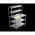 NordStar DTCMCB1200MS Mobile Centre Table with Mid Shelf & 2 Tier Heated Gantry W1200mm - view 2