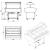 Blizzard GB3-HOT 3 x GN1/1 Hot Buffet Display - view 2