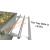 Stainless Steel Tray Slides, Rails in 4 Sizes - view 1
