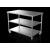 Nordstar Mobile Centre Table with Two Undershelves 1200mm - view 2