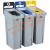 Rubbermaid Slim Jim Recycling Station Landfill, Paper, Cans - view 2