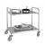 Stainless Steel 2 Tier Clearing Trolley Medium - view 2