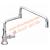 Aquajet 1/2" Sink Tap with Lever Control & 450mm Double Jointed Spout AJ-B-1DJ18L - view 1