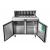 Atosa MSF8302GR 2 Door Refrigerated Salad Prep Counter W1225mmn - view 3