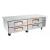Atosa Under Broiler Refrigerated Counter in 3 Sizes MGF-GR - view 3