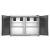 Foster HR360 2 Door Under Counter Fridge W1217 x H824mm - view 3