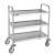 Stainless Steel 3 Tier Clearing Trolley Small - view 1
