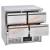 Sterling Pro Cobus SPU201-4D 4 Drawer Refrigerated Counter W900 x H850mm - view 2
