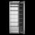 Foster XR415H Slimline Single Door Fridge 410Ltr - view 2