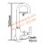 Aquajet 1/2" Taps with Lever Control & 150mm Swivel Gooseneck Spout AJ-W-15SG6L - view 2
