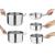 Vogue Stainless Steel Pan Set (S121) - view 2