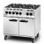 Lincat OG8002 6 Burner Gas Range W900mm - view 3