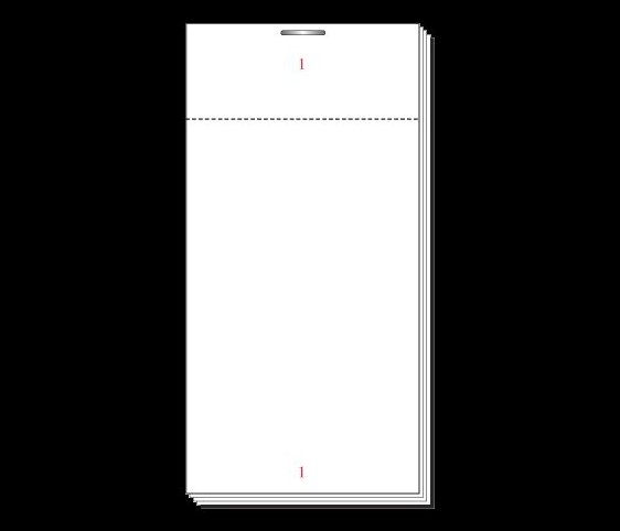 PAD12 Food Order Pads 63 x 127mm